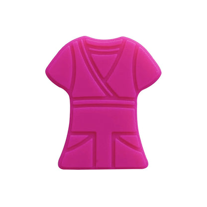 10pcs Silicone Focal Beads Cloth Shirt Shape with Belt Detail 15