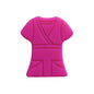 10pcs Silicone Focal Beads Cloth Shirt Shape with Belt Detail 15