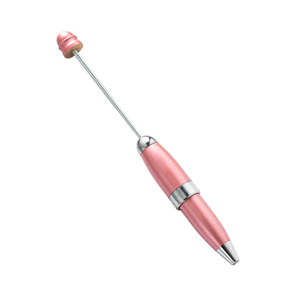 Portable Metal Beadable Pen Keychain Ballpoint Pens DIY Craft Supplies 5