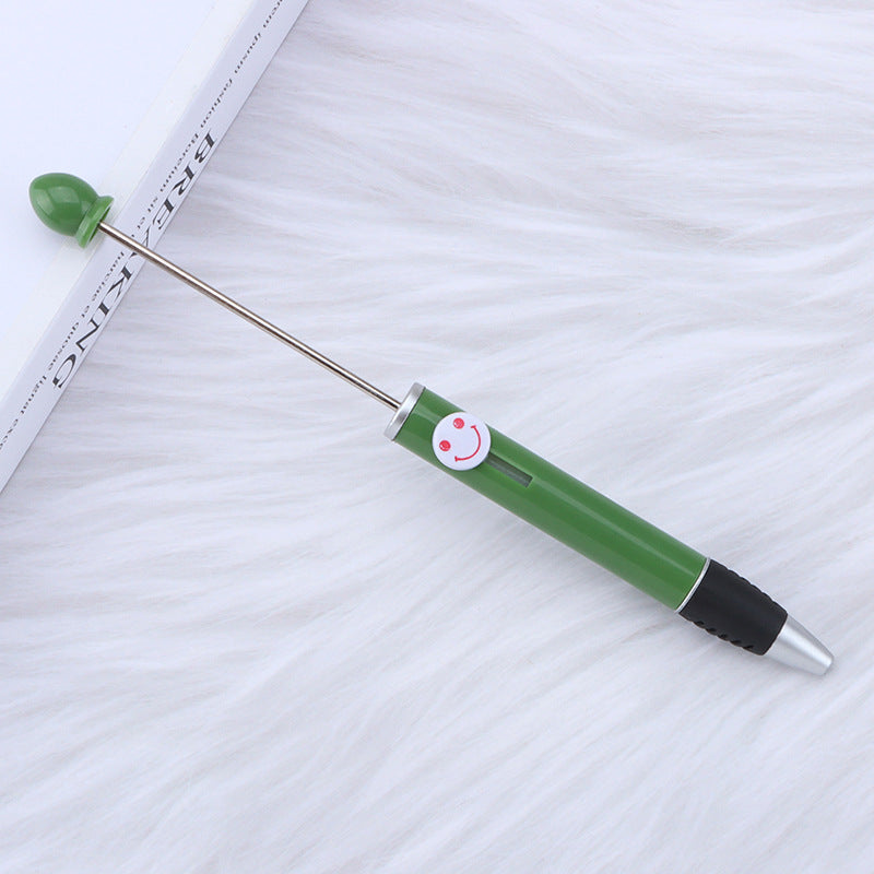 Creative Diy Printable Logo Happy Expression Plastic Beadable Ballpoint Pen 20