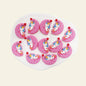Silicone Focal Beads Unicorn Moon with Star Detail 16