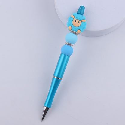Animal Silicone Beaded Pens Handmade Novelty Ballpoint Pen Gift 36