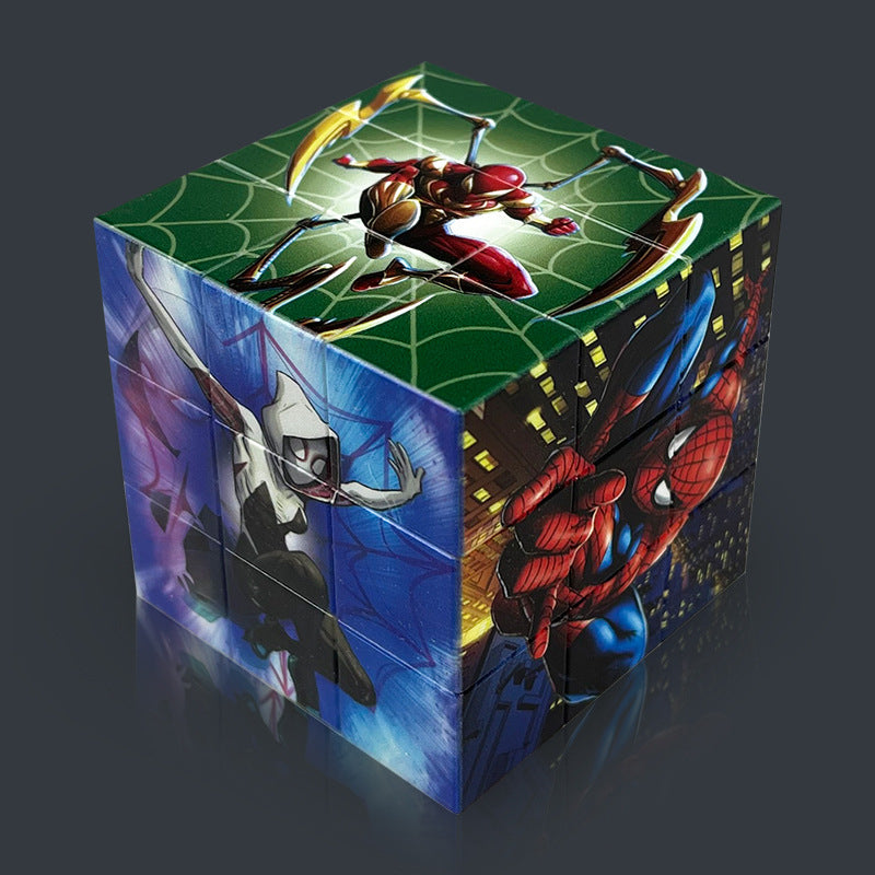 Neutral Ice and Snow Themed Rubik's Cube Fidget Toy 57mm 31
