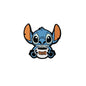 20Pcs Silicone Focal Beads Blue Alien Character Holding Milk Tea Cup 7