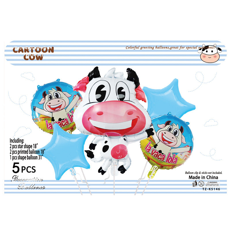 Cartoon Character Foil Balloon Set Kids Party Decoration 2 Sets 58