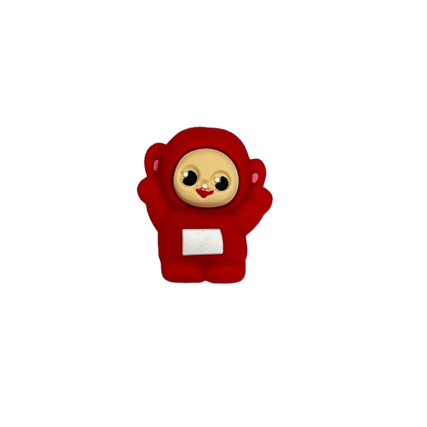 20Pcs Silicone 3D Focal Beads Cartoon Cute Antenna Baby Front Facing 8