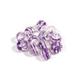 10pcs 16mm Striped Round Acrylic Beads for Jewelry Making 13