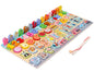 Wooden Magnetic Puzzle Board Montessori Toys Educational Toy 3