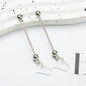 Beadable Earrings Metal DIY 7.8cm Length Craft Supplies 8
