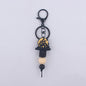 Halloween Themed Silicone Bead Keychain Assortment Charm Set 8