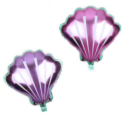 Shell Foil Balloons Birthday Party Decoration 5pcs 2