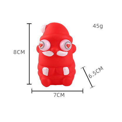 PVC Christmas Eyes Popping Out Squeeze Squishy Toy for Kids and Adults 7