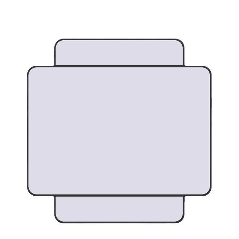 Double Sided Magnetic Metal Dry Erase Board Educational Toy 29cm 2