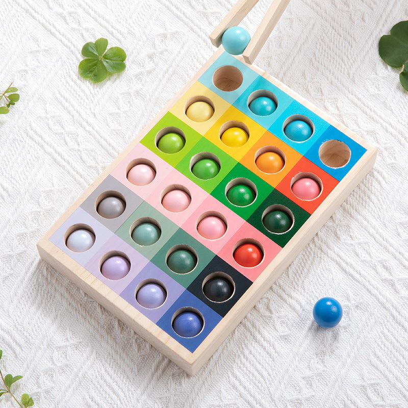 Wooden Color Sorting Montessori Toys for Toddlers 3