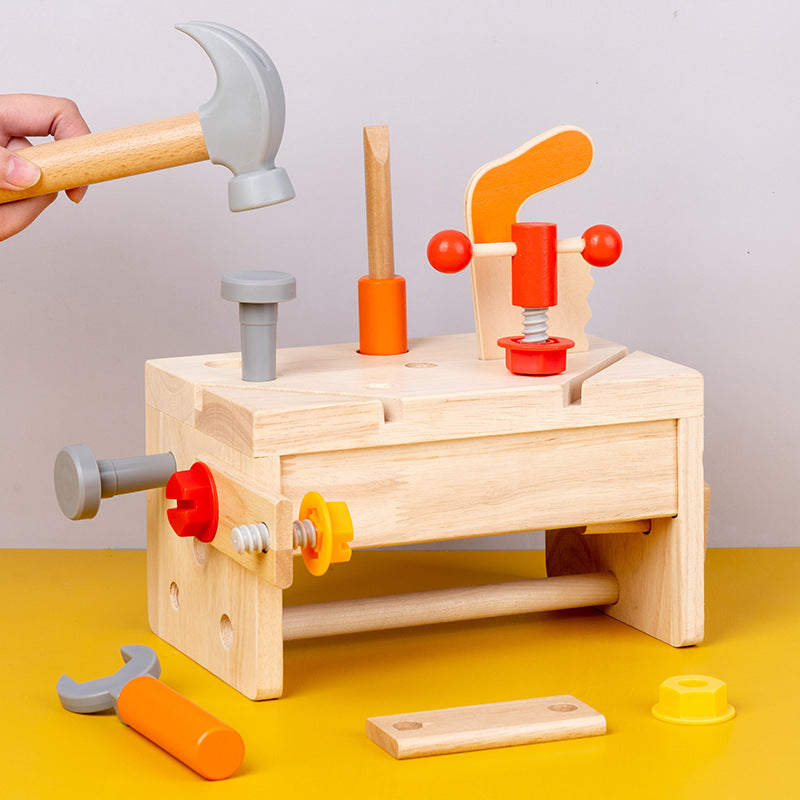 Wooden Tool Basket Montessori Toys Fine Motor Skills 2