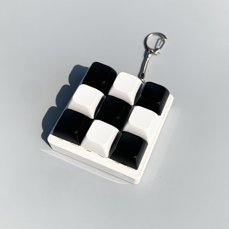 Plastic Keyboard Fidget Toy 9 Key Mechanical Design