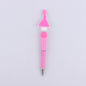 Pink Heart Silicone Beaded Pens Handmade Novelty Office School Gift 20