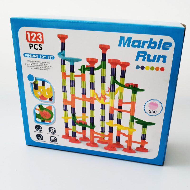 Plastic Marble Run Assembled Three-Dimensional Track Toy 24.5cm 9