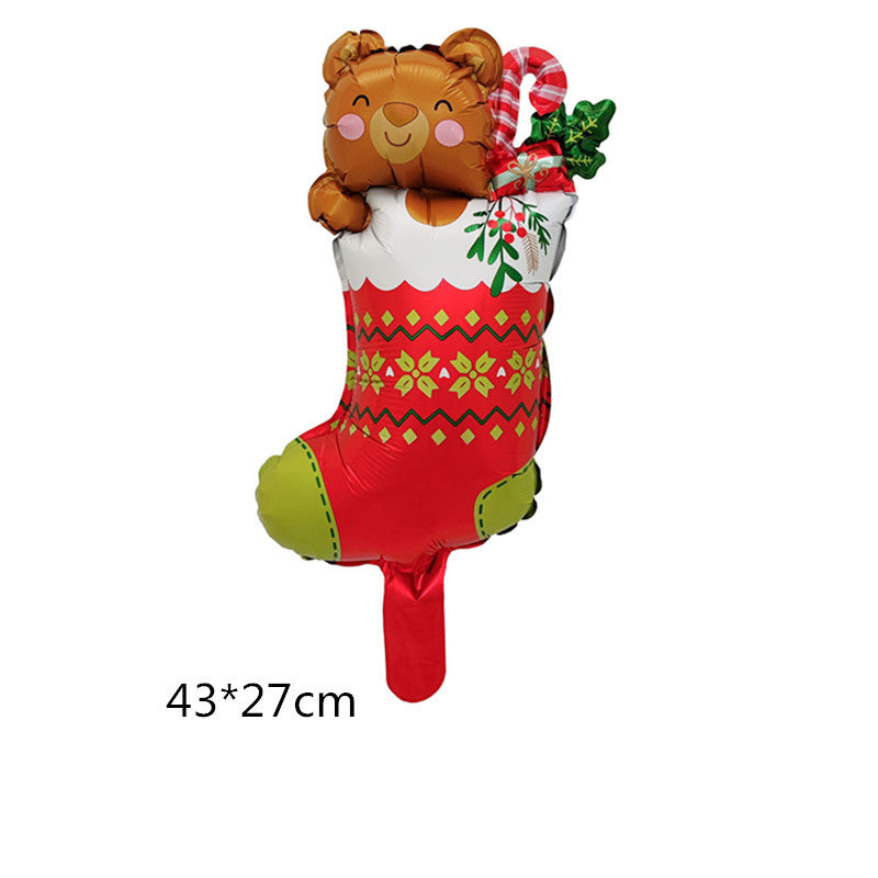 Mini Christmas Foil Balloons Party Decoration Set 50pcs 8