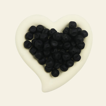 50pcs 15mm Irregular Silicone Beads Solid Color 23