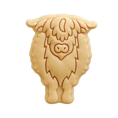 20pcs Silicone Focal Beads Yak Bull Front Facing Detail 5