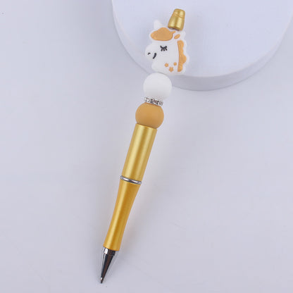 Animal Silicone Beaded Pens Handmade Novelty Ballpoint Pen Gift 20