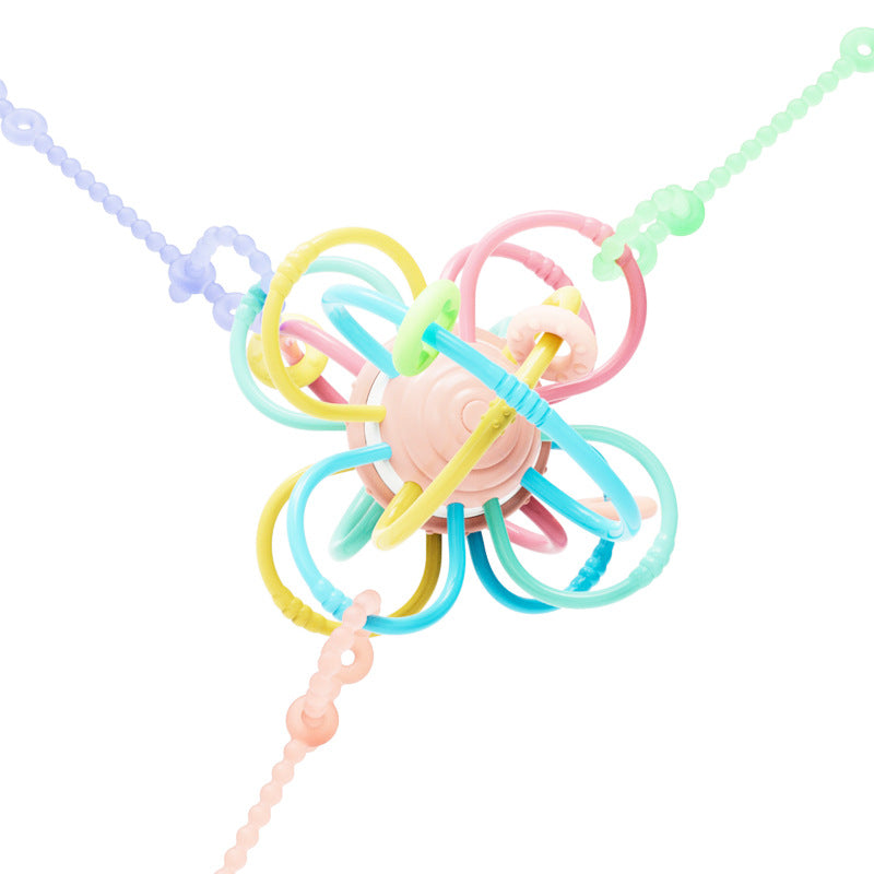 Silicone Baby Teether Anti Loss Rope with Clip 42.5cm 3