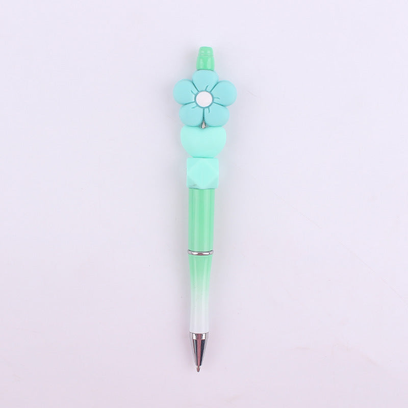 Daisy Flower Silicone Beaded Pens Ballpoint Novelty Handmade Gift 22