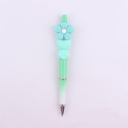 Daisy Flower Silicone Beaded Pens Ballpoint Novelty Handmade Gift 22