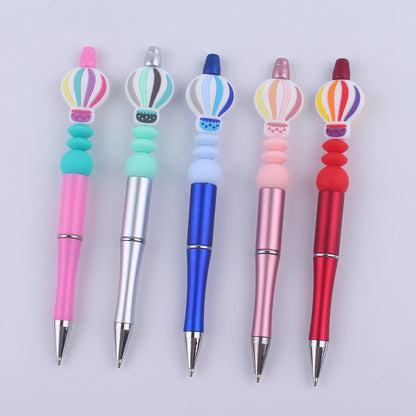 Hot Air Balloon Silicone Beaded Pens Handmade Office School Supplies 2