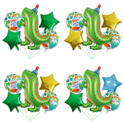 Dinosaur Foil Balloon Set Birthday Party Decoration 1Set 2