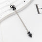 Beadable Bullet Stud Double Head Screw Metal DIY Beaded Rod Craft Supplies 10