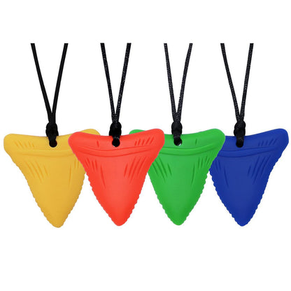 Silicone Baby Shark Teething Chew Necklace 4.9 x 5cm 4