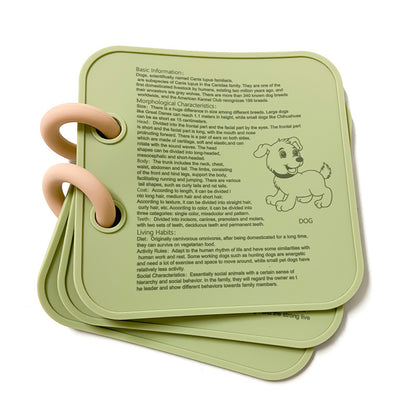 Silicone Baby Finger Training Flip Page Bath Teether