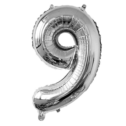 32-Inch Number Foil Balloons Party Decoration 5pcs 35