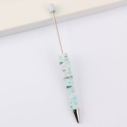 Printed Pattern Beadable Ballpoint Pens DIY Craft Supplies 24