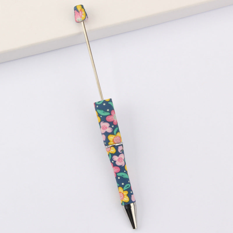 Printed Pattern Beadable Ballpoint Pens DIY Craft Supplies 40