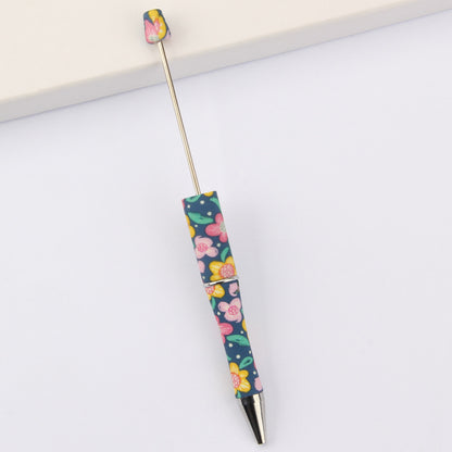 Printed Pattern Beadable Ballpoint Pens DIY Craft Supplies 40