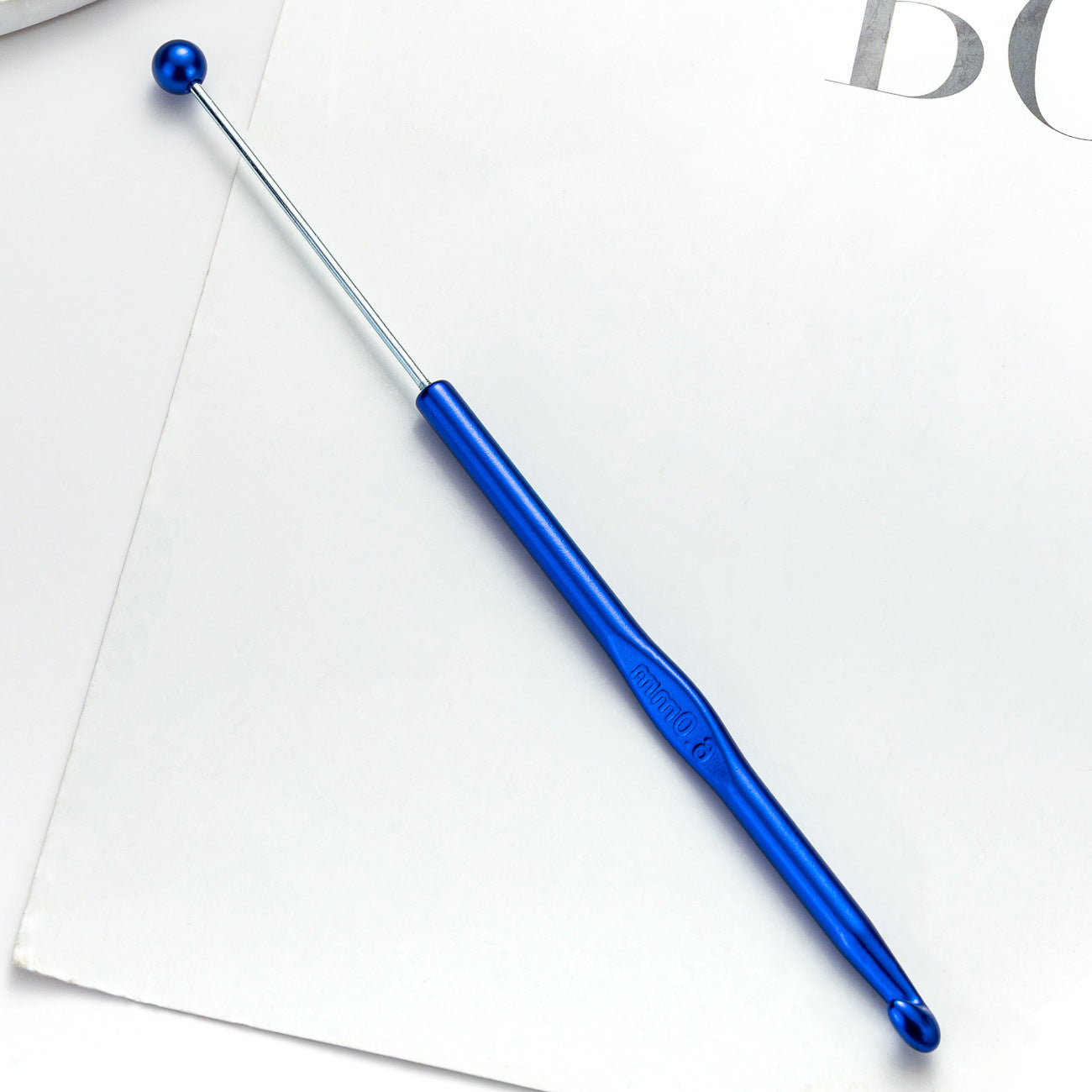 Beadable Crochet Hooks Metal DIY Craft Tool 3.0mm-6.0mm Sizes 26