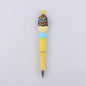 Mom Series Pattern Silicone Beaded Pens Handmade Office School Supplies 6