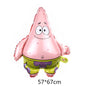 SpongeBob and Patrick Foil Balloons Party Decoration Set 5pcs 4