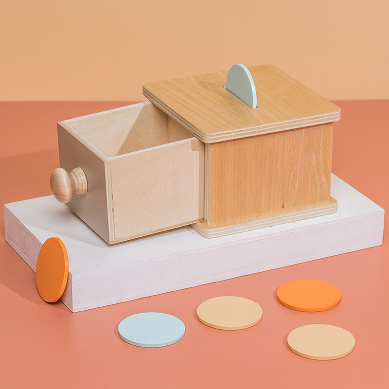 Wooden Ball Drawer Box Montessori Toys for Toddlers 8