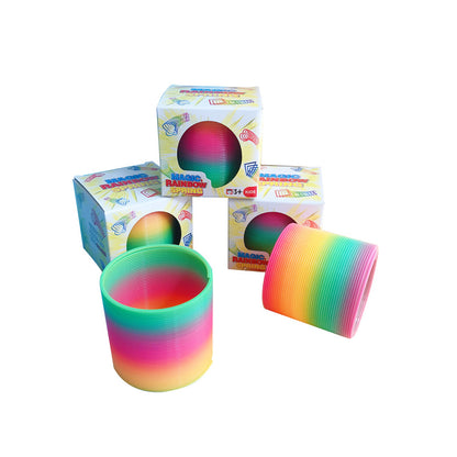 Magic Rainbow Slinky Toy Walking Spring Toy for Kids 5