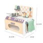 Wooden Pretend Play Kitchen Toy Mini Playset