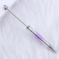 UV Plating Starry Sky Sequins Gradient Beadable Ballpoint Pens DIY Craft Supplies 17