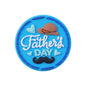 20pcs Silicone Focal Beads Father Day Envelope Letter and Hat Design 5