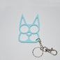 Self Defense 2 Finger Clasp Zinc Alloy Keychain Multi Functional 10