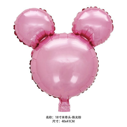 Mickey Head Foil Balloons Party Decoration 18 Inch and 24 Inch 50pcs 10