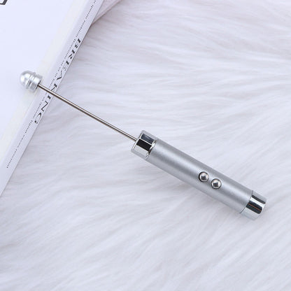Beadable Flashlight Aluminum Alloy LED Infrared Banknote Verification DIY 9