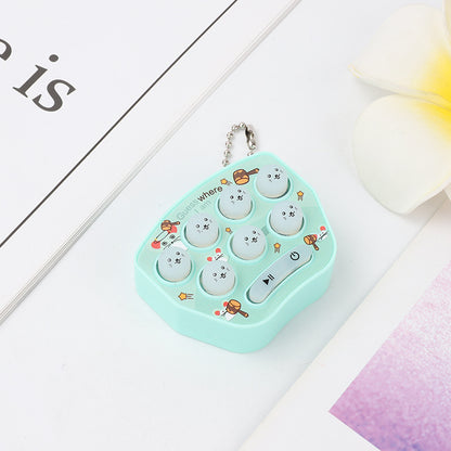 Hit The Hamster Game Light Up Toy Keychain with 70 Levels and 7 Speeds 7